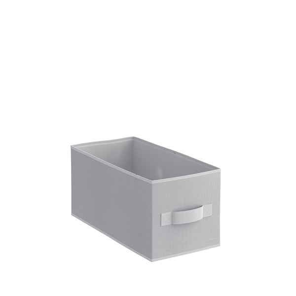 Panier S Polyester Spaceo Kub Gris H.15 X L.15 X P.15 Cm