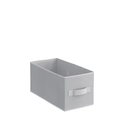 Panier S Polyester Spaceo Kub Gris H.15 X L.15 X P.15 Cm