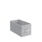 Panier S Polyester Spaceo Kub Gris H.15 X L.15 X P.15 Cm