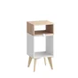 Attache-Caisson Spaceo Kub Acier Blanc, L.3.5 X L.3.5 Cm