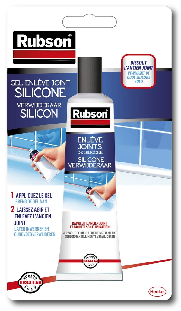 Enleve joint mastic silicone RUBSON transparent tube 80ml