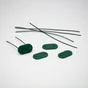 Lot de 26 attaches universel pour canisse, NATERIAL, vert
