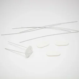 Lot De 26 Attaches Universel Pour Canisse Naterial, Blanc