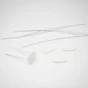 Lot De 26 Attaches Universel Pour Canisse Naterial, Blanc