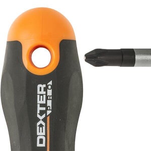 Tournevis Plat Sl6.5, L.125 Mm Dexter Pro