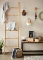 Panier en jonc de mer, Ethno zigzag, black n°0