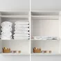 Sac de rangement sous-vide COMPACTOR transparent H.130 x l.80 x P.1 cm