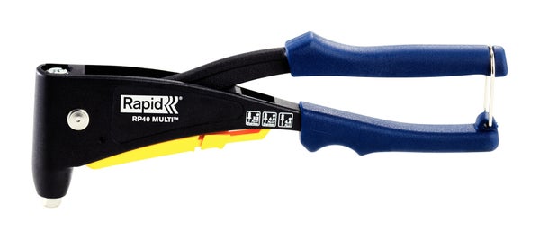 Pince À Riveter Rapid Rp40 Multi Pour Rivets Aluminium & Inox Ø3,2/4/4,8Mm