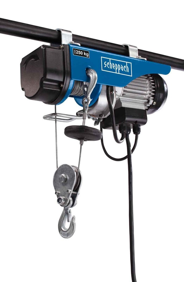 Palan Électrique Scheppach Hrs 250, 12 Mètres, 250 Kg