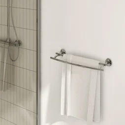 Etagère d'hôte 2 barres fixes Suite chrome