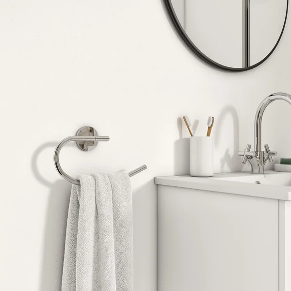 Porte-serviettes anneau Suite chrome
