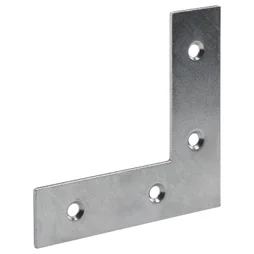 Équerre d'assemblage en acier zingué, HETTICH, l.80 mm