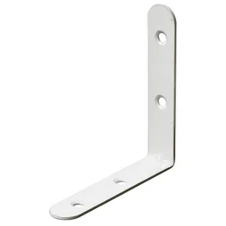 Equerre chaise acier 100 / 15 blanc
