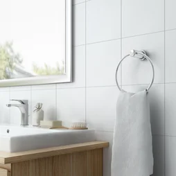 Porte-serviettes anneau Easy chrome