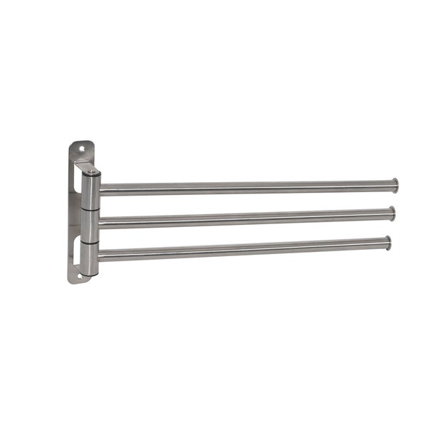 Porte serviettes 3 barres mobiles Loft argent
