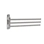 Porte serviettes 3 barres mobiles Loft argent