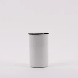 Gobelet céramique Marcel, noir et blanc