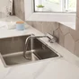 Mitigeur de cuisine chromé DELINIA Perrine