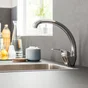 Mitigeur de cuisine chromé DELINIA Lola