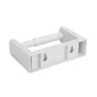 Dérouleur à papier WC plastique sans couvercle, blanc, funky