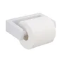 Dérouleur à papier WC plastique sans couvercle, blanc, funky