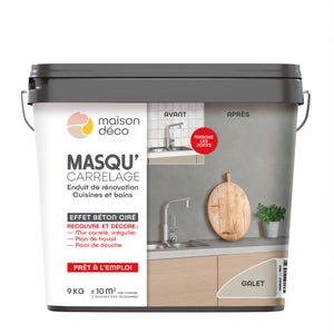 Enduit Masqu'Carrelage Et Mur Maison Deco, Galet, 9 Kg