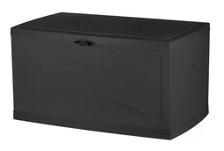 Coffre de jardin SERENA anthracite, L.121 X H.67 X P.76 Cm