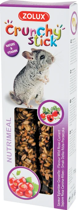 Friandise chinchilla crunchy stick eglantier/groseille 115g