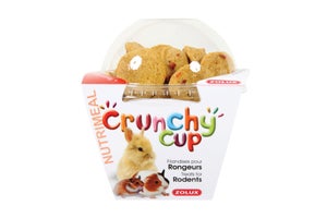 Friandise rongeur crunchy cup natur carotte 200g
