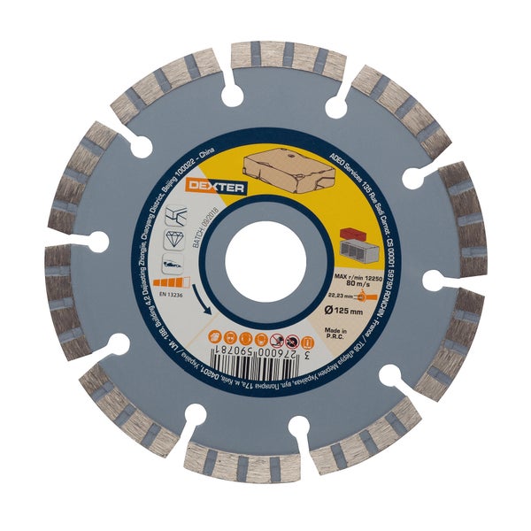 Disque Diamant Pour Pierre Dexter, Diam.125 Mm