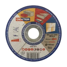 Disque multicoupe pour multimatériaux T41, DEXTER, diam. 115 x 1 x 22.23 mm