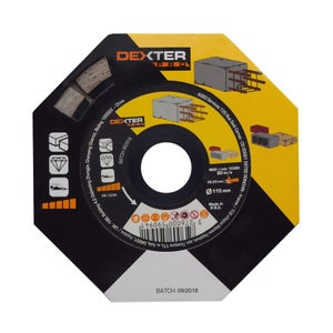 Disque Diamant Pour Béton Dexter Pro, Diam.115 Mm