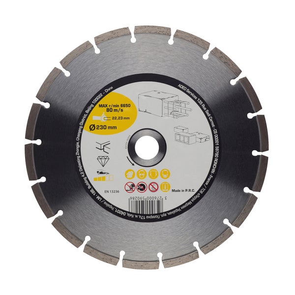 Disque Diamant Pour Béton, Diam.230 Mm