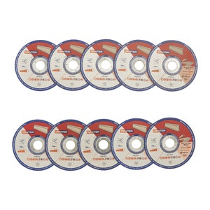 10 Disques De Coupe Pour Métal Dexter, Diam.125 X 1 X 22.23 Mm, T41