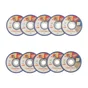 10 Disques De Coupe Pour Multimatière Dexter, Diam.115 X 1 X 22.23 Mm, T41