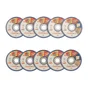 10 Disques De Coupe Pour Multimatière Dexter, Diam.125 X 1 X 22.23 Mm, T41