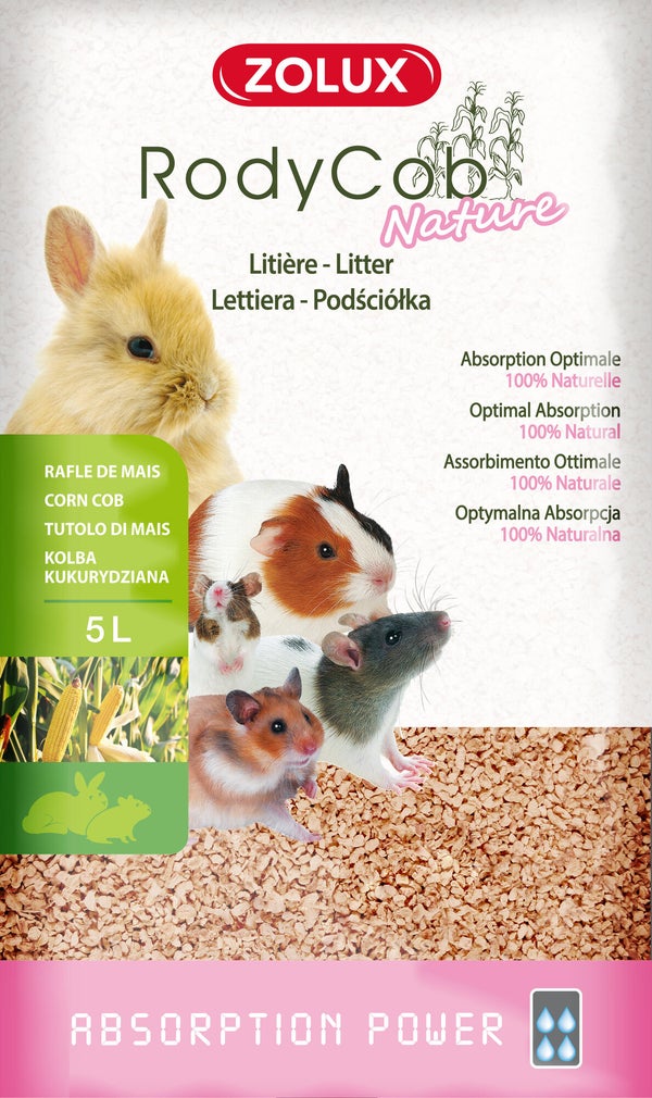 Litière rodycob nature 5l