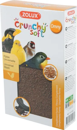 Friandise oiseau en cage crunchy soft omny 150g