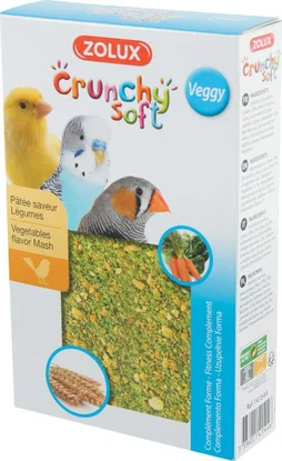 Friandise oiseau en cage crunchy soft veggy 150g
