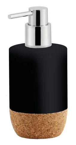 Distributeur de savon céramique Odemira, noir