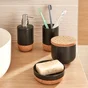 Distributeur de savon céramique Odemira, noir