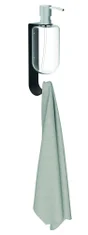 Porte distributeur savon a fixer basic noir