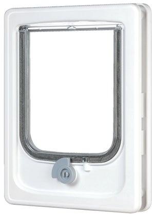 Chatière à 2 positions pour cht, ZOLUX, 170 x 155 mm blanc