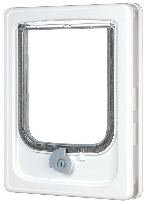 Chatière à 2 positions pour cht, ZOLUX, 170 x 155 mm blanc