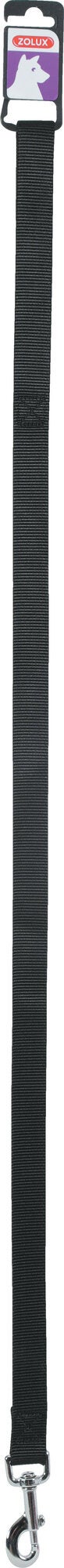Laisse chien nylon 1m 25mm noir