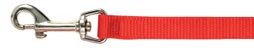 Laisse chien nylon 1m 25mm rouge