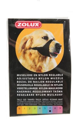Muselière chien nylon réglable t7 staff