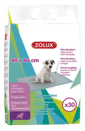 Lot de 30 tapis absorbant d'éducation pour chiot, ZOLUX, 40 x 60 cm
