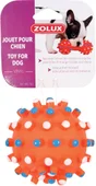 Jouet chien vinyl balle picot 9cm