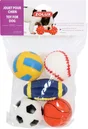 Jouet chien vinyl balle sport 6cm